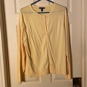 Lands' End size XL (18 - 20),  Long Sleeve Cardigan Sweater.